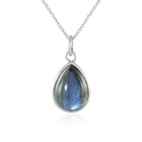 Collana in argento con Labradorite