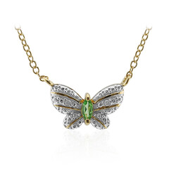 Collana in argento con Tsavorite della Tanzania