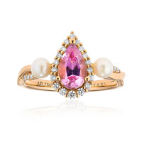Anello in oro con Diasporo Rosa (AMAYANI)