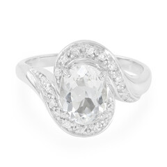 Anello in argento con Berillo Himalayano