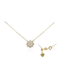 Collana in oro con Diamante IF (D)