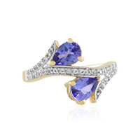 Anello in argento con Tanzanite