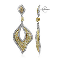 Orecchini in oro con Diamante Giallo SI2 (CIRARI)