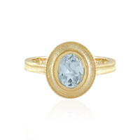 Anello in argento con Topazio Blu Cielo