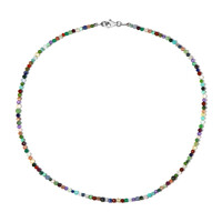 Collana in argento con Malachite