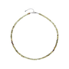 Collana in argento con Grossularia