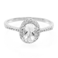 Anello in argento con Goshenite