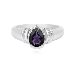 Anello in argento con Ametista Zambiana