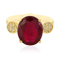 Anello in argento con Rubino del Madagascar