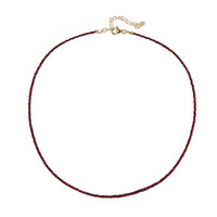 Collana in argento con Rubino Malawi