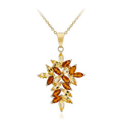 Collana in argento con Citrino
