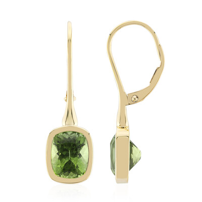 Orecchini in oro con Peridoto Wagogo