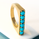 Anello in argento con Turchese Sleeping Beauty