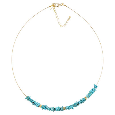 Collana in acciaio inossidabile con Turchese