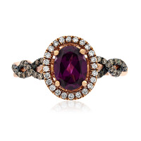 Anello in oro con Rodolite