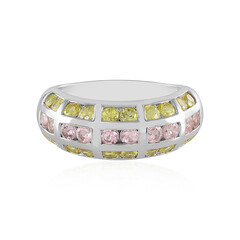 Anello in argento con Tormalina Rosa Nigeriana (Adela Silber)