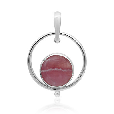 Ciondolo in argento con Rodocrosite