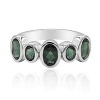 Anello in argento con Tormalina Verde (Tenner Diniz)