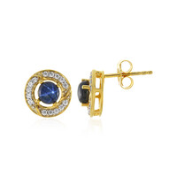 Orecchini in argento con Zaffiro Stellato Blu