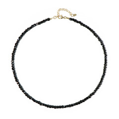 Collana in argento con Spinello Nero