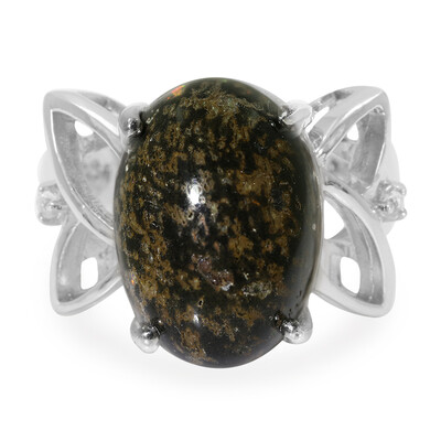 Anello in argento con Opale Leopardo