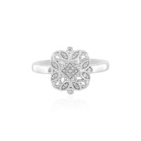 Anello in argento con Diamante I2 (J)