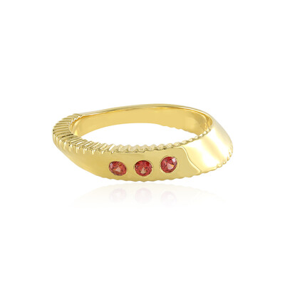 Anello in argento con Rubino Tanzania (SAELOCANA)