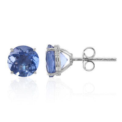 Orecchini in argento con Fluorite Cangiante