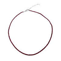 Collana in argento con Rubino Mozambico