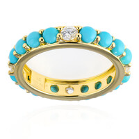 Anello in argento con Turchese Sleeping Beauty