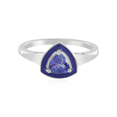Anello in argento con Tanzanite