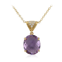 Collana in argento con Ametista Boliviana