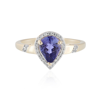 Anello in oro con Tanzanite AAA