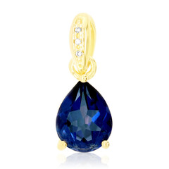 Ciondolo in argento con Topazio Blu Royal