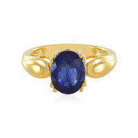 Anello in argento con Zaffiro Blu del Madagascar