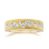 Anello in oro con Diamante I1 (H) (CIRARI)