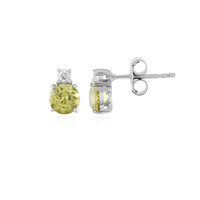 Orecchini in argento con Apatite Dorata