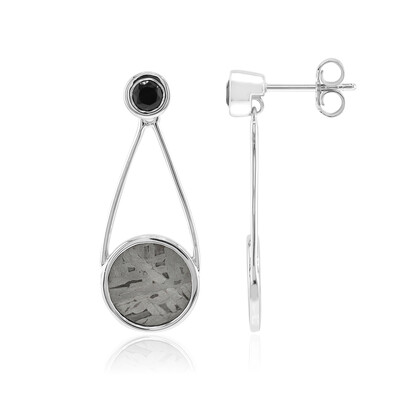 Orecchini in argento con Meteoriti di Aletai