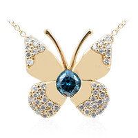 Collana in oro con Diamante Blu SI2 (de Melo)