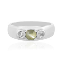 Anello in argento con Crisoberillo Occhio di Gatto