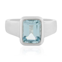 Anello in argento con Topazio Blu Cielo