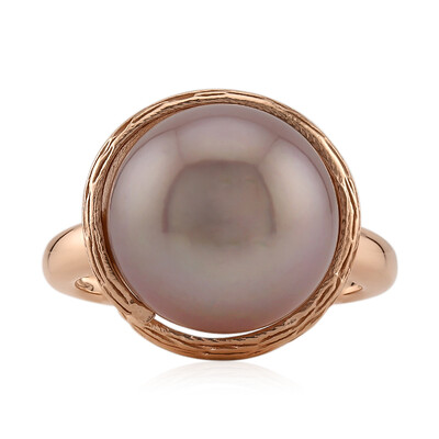 Anello in argento con Perla Ming (TPC)