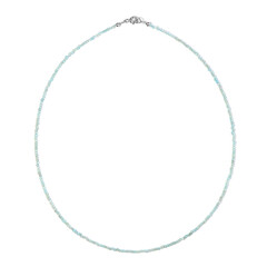 Collana in argento con Apatite Blu