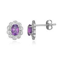 Orecchini in argento con Ametista Zambiana