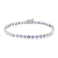 Bracciale in argento con Tanzanite