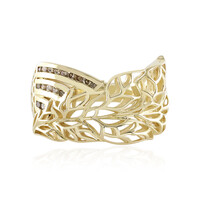 Anello in oro con Diamante Champagne I2 (Ornaments by de Melo)