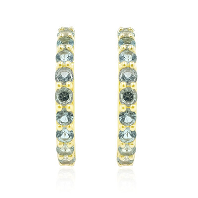 Orecchini in oro con Tormalina Paraiba Nigeriana