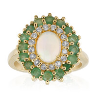 Anello in argento con Opale di Welo