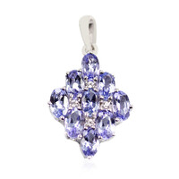 Ciondolo in argento con Tanzanite