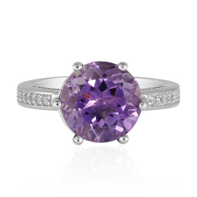 Anello in argento con Ametista